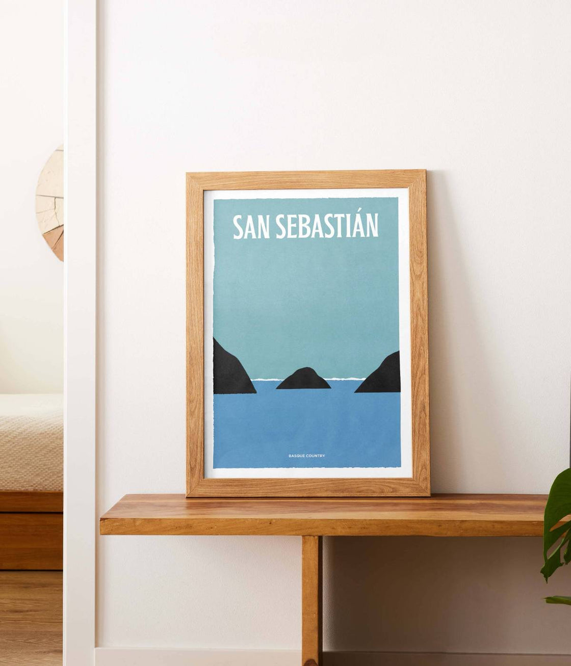 SAN SEBASTIAN BAY ART PRINT