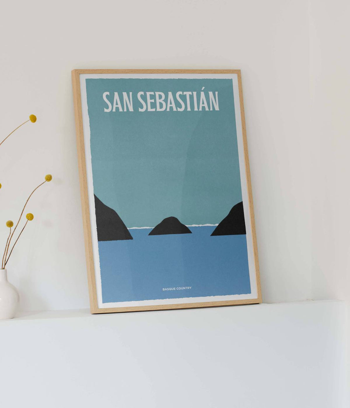 SAN SEBASTIAN BAY ART PRINT