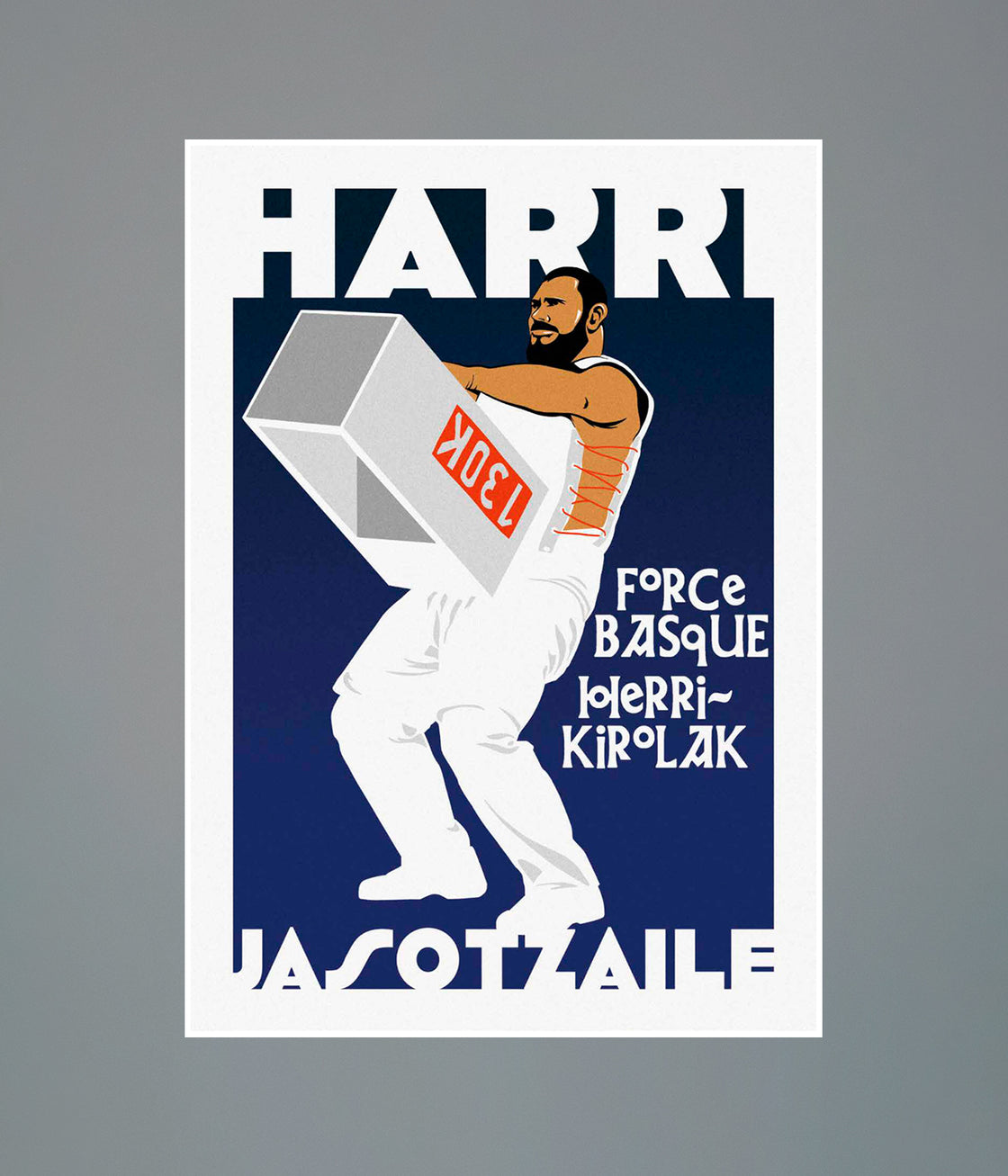 HARRIJASOTZAILE ART PRINT