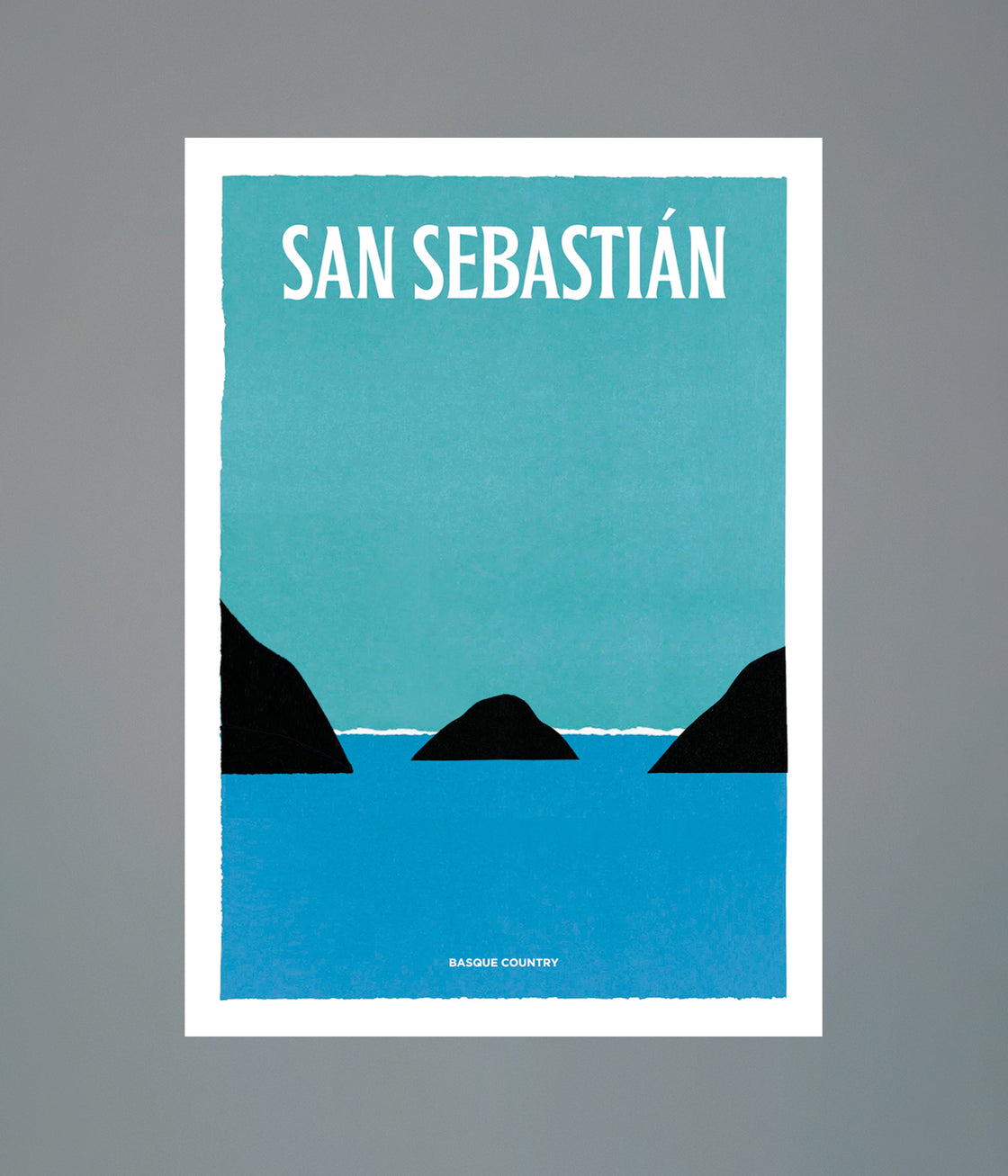 SAN SEBASTIAN BAY ART PRINT