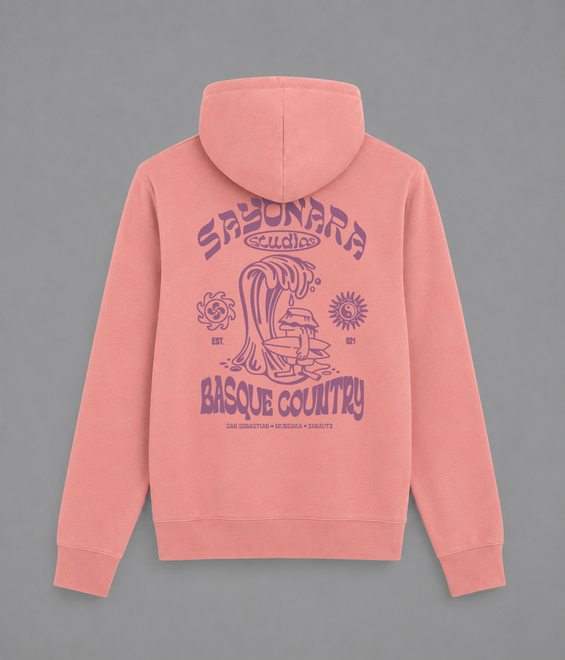 SUDADERA CAPUCHA WAVE BASQUE COUNTRY